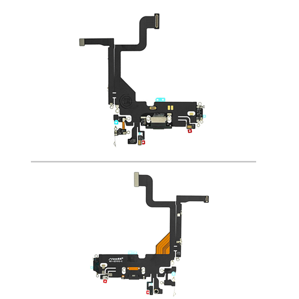 Ladebuchse / Headsetbuchse / Mikrofon für iPhone 13 Pro, Schwarz