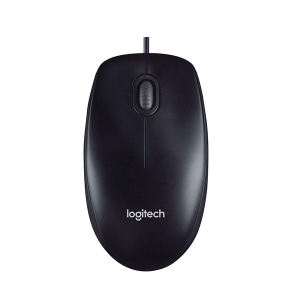 Logitech M90 USB-Maus schwarz (910-001793)