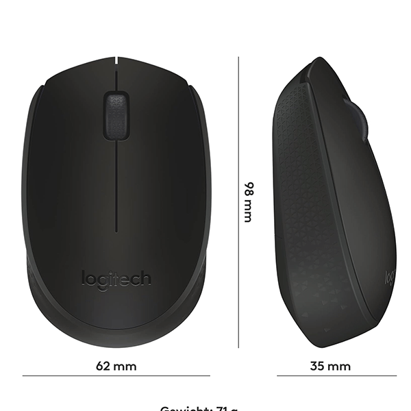 Logitech M171 schnurlose Maus schwarz (910-004424)