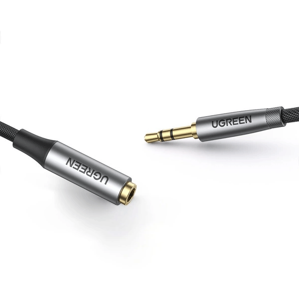 Ugreen AV190 Kabel AUX-Verlängerungskabel 3,5 mm Miniklinke 3m, schwarz