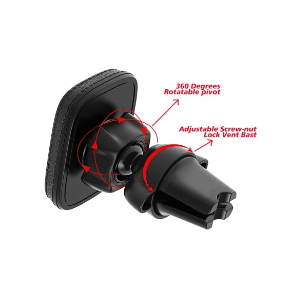 EARLDOM ET-EH49 Universal Magnet Halterung mit Lüftungsclip, schwarz