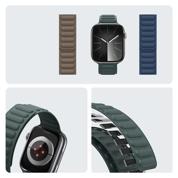 Dux Ducis Magnetisches Armband BL für Apple Watch 42 / 44 / 45 / 49 mm, grün