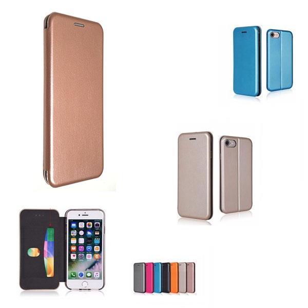 Motomo Flip Case für Samsung Galaxy A50 mit Kartenfach rosegold