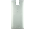 Nokia X3 Akkudeckel Cover silber