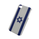 Hard Cover Schutzhülle mit Israel Flagge für iPhone 4, 4S