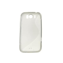 Silikonhülle S-Line für HTC Sensation XL G21 weiß/transparent