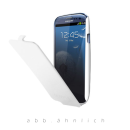 Anymode ETUISMI8190W Flip Tasche für Samsung Galaxy S3 mini weiß