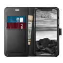 Spigen Wallet S Flip-Tasche für Apple iPhone XS / X schwarz