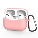 starfix Silikon-Hülle Schale für AirPods Pro 1/2 ink. Karabinerhacken, rosa